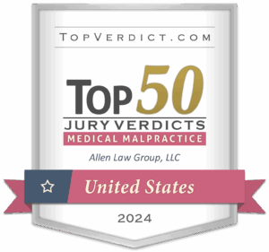 firm-badge-top-50-medical-malpractice-verdicts-united-states-2024-allen-law